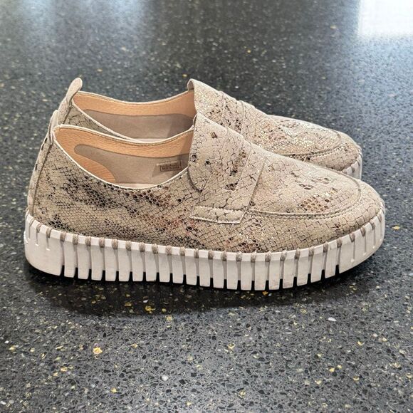 Ilse Jacobsen Tulip Platform Loafers. Wheat. Size 39/US 9. - Picture 6 of 10